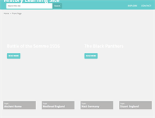 Tablet Screenshot of historylearningsite.co.uk